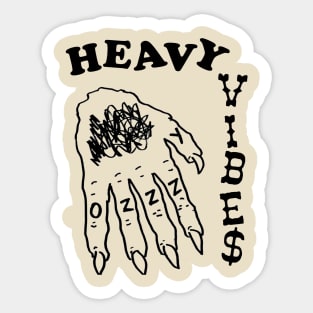 HEAVY VIBES Sticker